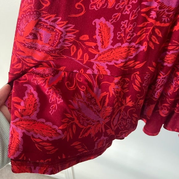 NWT Free People Hello Lover Ruched Sleeve Tunic - Picture 9 of 15